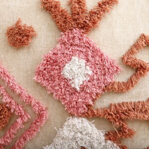 Alternative view of Bohemian Geometric Tufted Cushion Cover 45x45cm