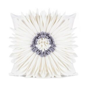 Alternative view of Cushion Cover Decorative Modern Artistic White
