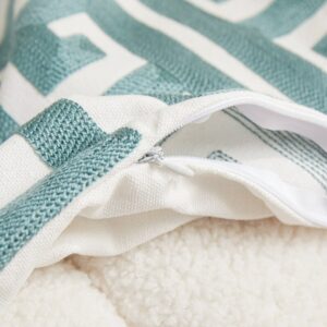 Alternative view of Embroidery 45x45cm Decorative Pillow Cover Geometric