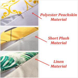 Alternative view of Leaf Cotton Linen Pillow Case 45x45cm