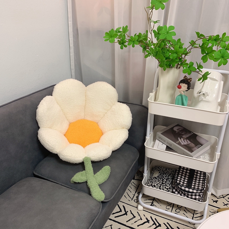 Flower Backrest Sofa Pillow Waist Cushion - Image 2